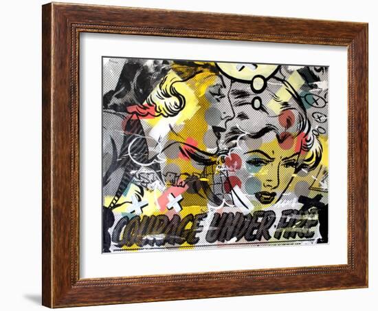 Courage Under Fire-Dan Monteavaro-Framed Giclee Print