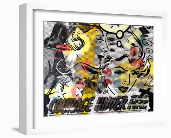 Courage Under Fire-Dan Monteavaro-Framed Giclee Print