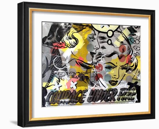 Courage Under Fire-Dan Monteavaro-Framed Giclee Print