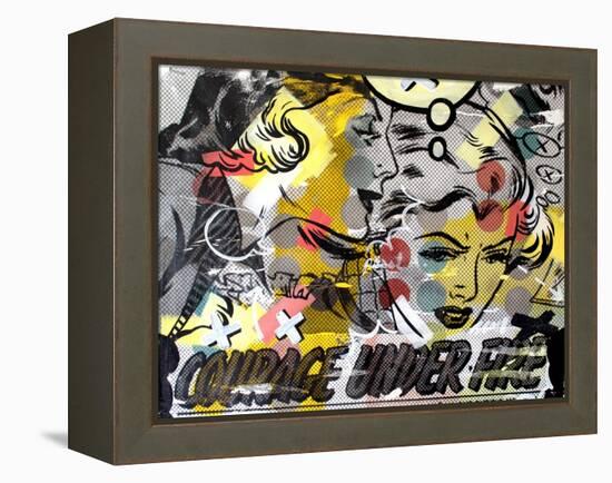 Courage Under Fire-Dan Monteavaro-Framed Premier Image Canvas