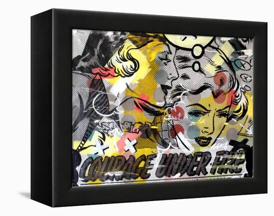 Courage Under Fire-Dan Monteavaro-Framed Premier Image Canvas