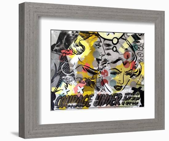 Courage Under Fire-Dan Monteavaro-Framed Giclee Print