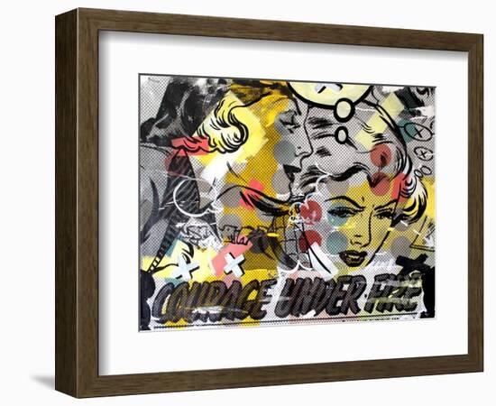 Courage Under Fire-Dan Monteavaro-Framed Giclee Print