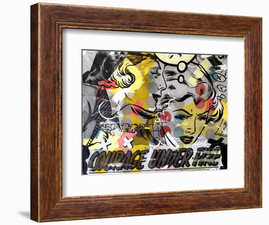 Courage Under Fire-Dan Monteavaro-Framed Giclee Print