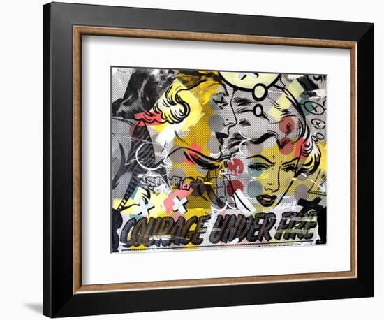 Courage Under Fire-Dan Monteavaro-Framed Giclee Print