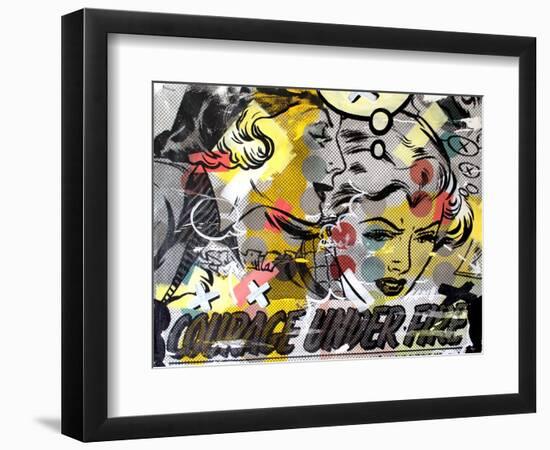 Courage Under Fire-Dan Monteavaro-Framed Giclee Print