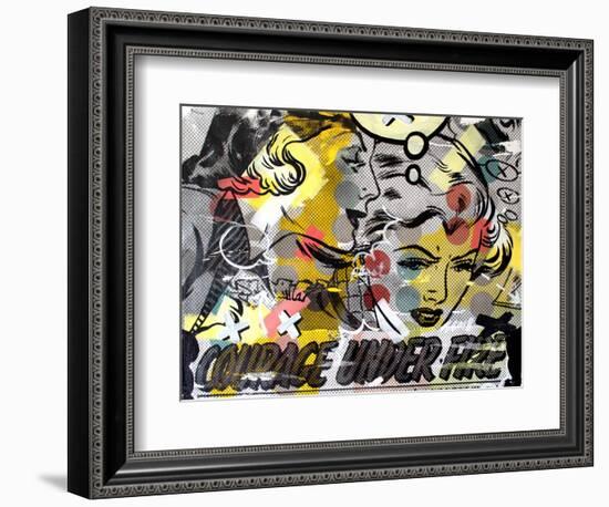 Courage Under Fire-Dan Monteavaro-Framed Giclee Print