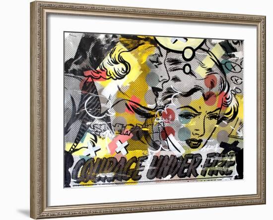 Courage Under Fire-Dan Monteavaro-Framed Giclee Print