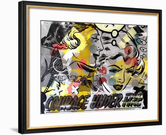 Courage Under Fire-Dan Monteavaro-Framed Giclee Print