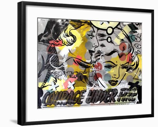 Courage Under Fire-Dan Monteavaro-Framed Giclee Print