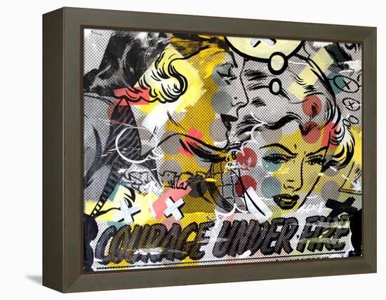 Courage Under Fire-Dan Monteavaro-Framed Premier Image Canvas