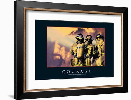 Courage-null-Framed Art Print