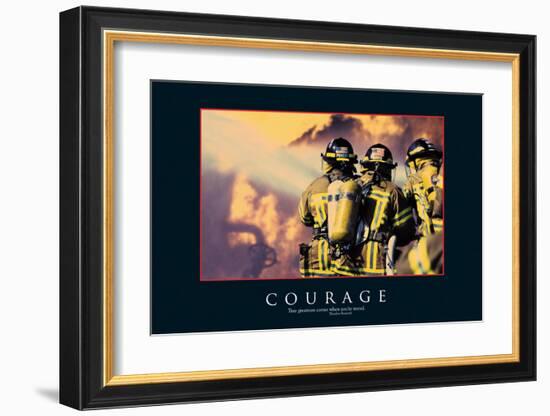 Courage-null-Framed Art Print