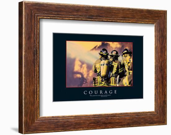 Courage-null-Framed Art Print