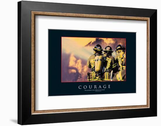 Courage-null-Framed Art Print