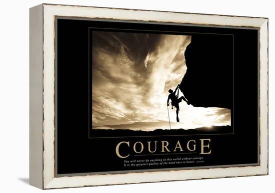 Courage-null-Framed Stretched Canvas