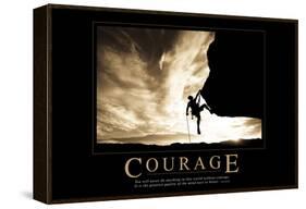 Courage-null-Framed Stretched Canvas
