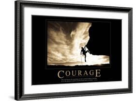Courage-null-Framed Art Print