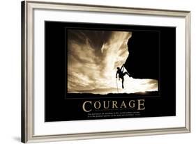 Courage-null-Framed Art Print