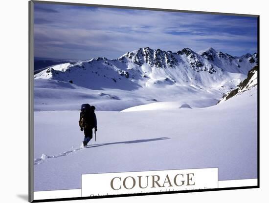 Courage-AdventureArt-Mounted Photographic Print