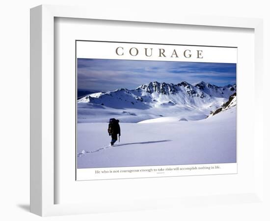 Courage-AdventureArt-Framed Photographic Print