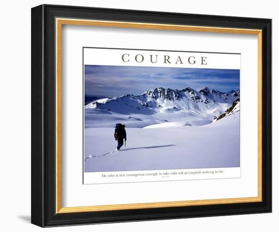 Courage-AdventureArt-Framed Photographic Print