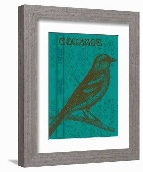 Courage-Ricki Mountain-Framed Premium Giclee Print