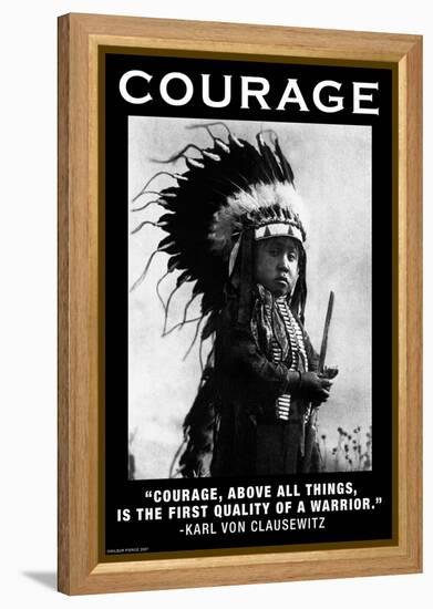 Courage-Wilbur Pierce-Framed Stretched Canvas