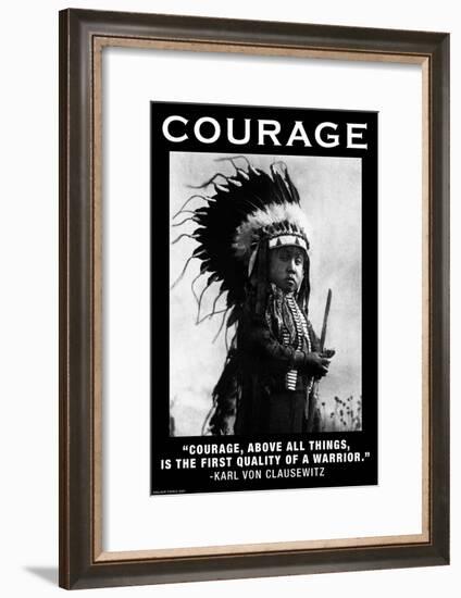 Courage-Wilbur Pierce-Framed Art Print