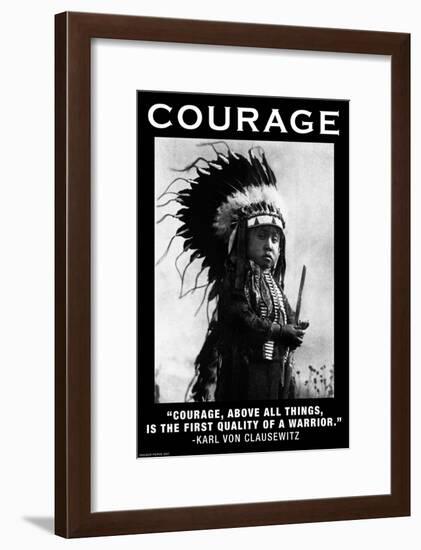 Courage-Wilbur Pierce-Framed Art Print