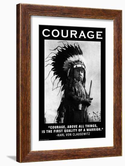 Courage-Wilbur Pierce-Framed Art Print