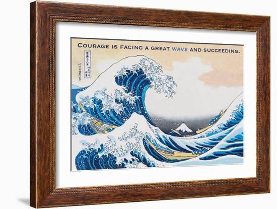 Courage-null-Framed Art Print