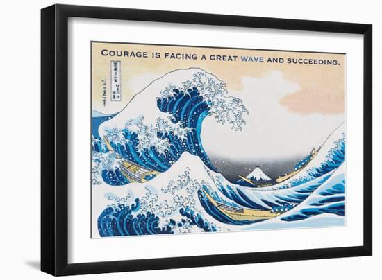 Courage-null-Framed Art Print