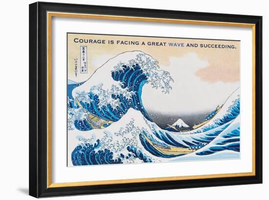 Courage-null-Framed Art Print