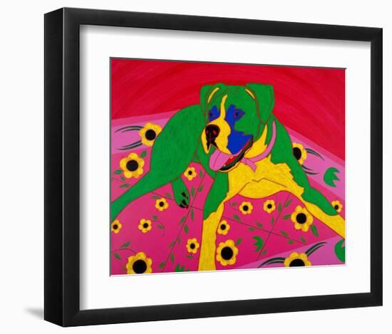 Courageous Clown-Angela Bond-Framed Art Print