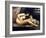 Courbet: Nude W/Dog, 1861-Gustave Courbet-Framed Giclee Print