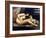 Courbet: Nude W/Dog, 1861-Gustave Courbet-Framed Giclee Print