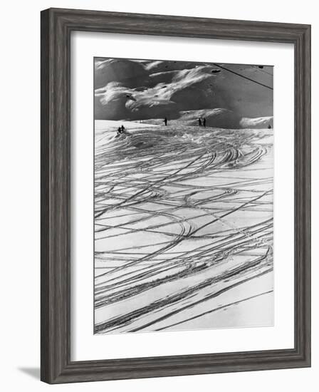 Courchevel New Ski Resort-Loomis Dean-Framed Photographic Print