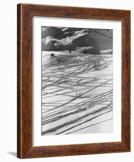 Courchevel New Ski Resort-Loomis Dean-Framed Photographic Print