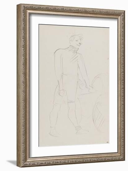 Coureur cycliste : Zimmerman et sa machine, 1894-Henri de Toulouse-Lautrec-Framed Giclee Print