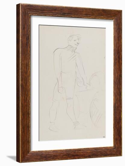 Coureur cycliste : Zimmerman et sa machine, 1894-Henri de Toulouse-Lautrec-Framed Giclee Print