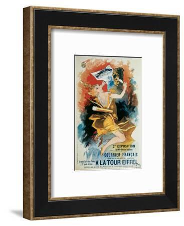 Courrier Francais A La Tour Eiffel Art Print By Jules Chéret Artcom