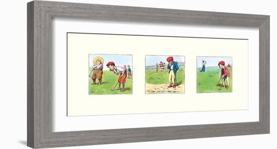 Course Hazards-Arthur Frost-Framed Premium Giclee Print