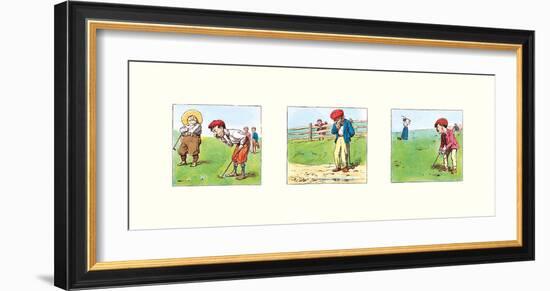 Course Hazards-Arthur Frost-Framed Premium Giclee Print