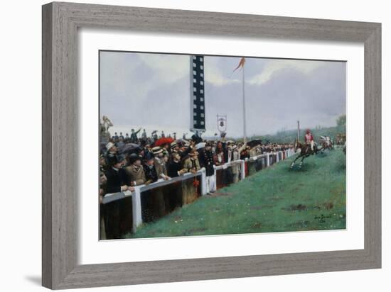 Courses à Longchamp, 1886-Jean Béraud-Framed Giclee Print