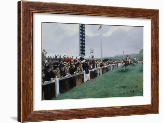 Courses à Longchamp, 1886-Jean Béraud-Framed Giclee Print