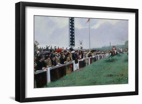 Courses à Longchamp, 1886-Jean Béraud-Framed Giclee Print