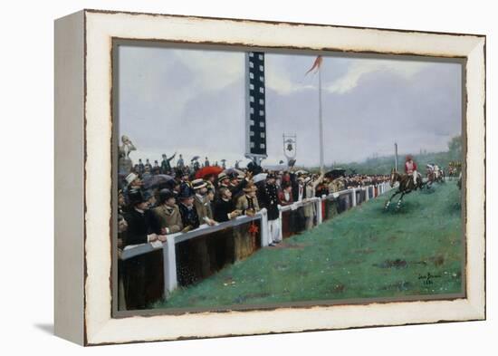 Courses à Longchamp, 1886-Jean Béraud-Framed Premier Image Canvas