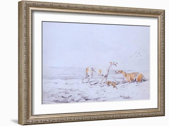 Coursing, A Pair (Watercolour)-Henry Thomas Alken-Framed Giclee Print