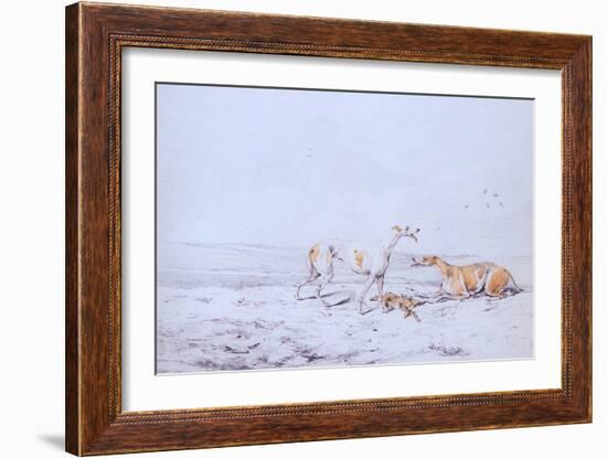 Coursing, A Pair (Watercolour)-Henry Thomas Alken-Framed Giclee Print